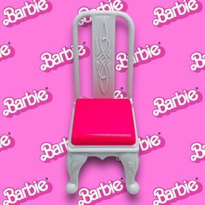 VTG 1995 Blue Box Barbie Doll Size Furniture DINING CHAIR Hong Kong SINGLE